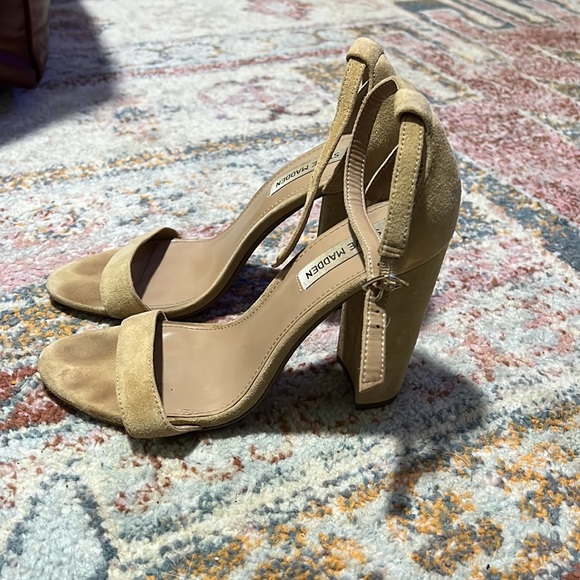 Steve Madden Suede Ankle Strap Sandal - Picture 4 of 4